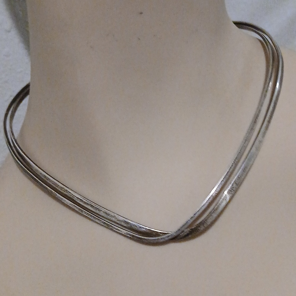 Sterling Choker Mexico Taxco Vintage 25 Grams